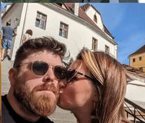 Darragh and Dani in Romania
